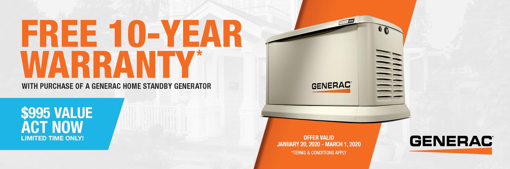 Homestandby Generator Deal | Warranty Offer | Generac Dealer | Deatsville, AL